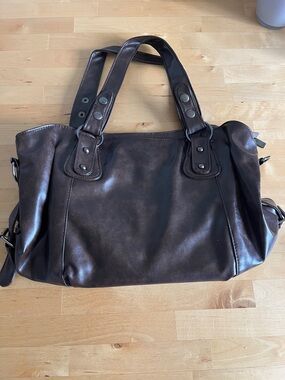 Faux Leather Handbag- NWOT